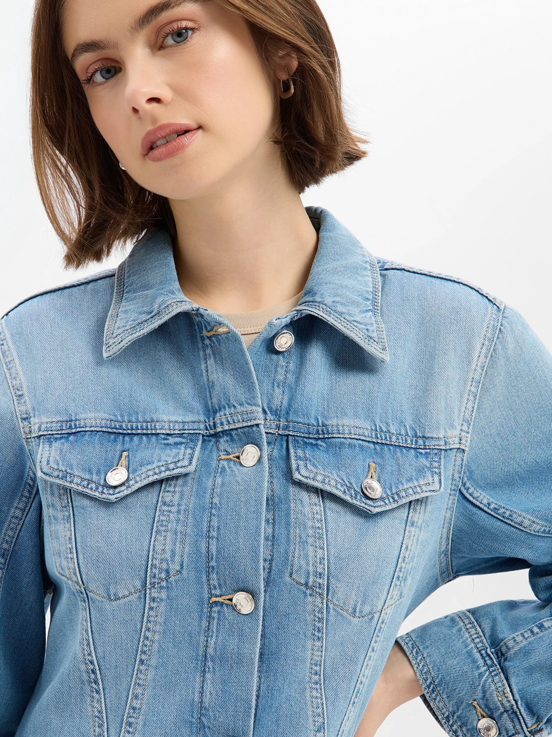 Liu Jo Collection Damen Jeansjacke in bleached