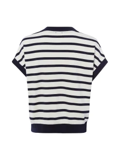 Liu Jo Collection Damen Shirt in marine ecru