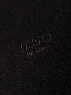 Liu Jo Collection Damen Strickjacke mit Wollanteil in schwarz