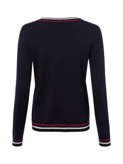 Liu Jo Collection Damen Strickpullover in marine himbeer