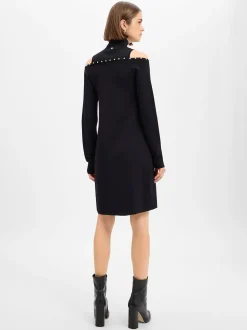 Liu Jo Collection Damen Strickkleid in schwarz