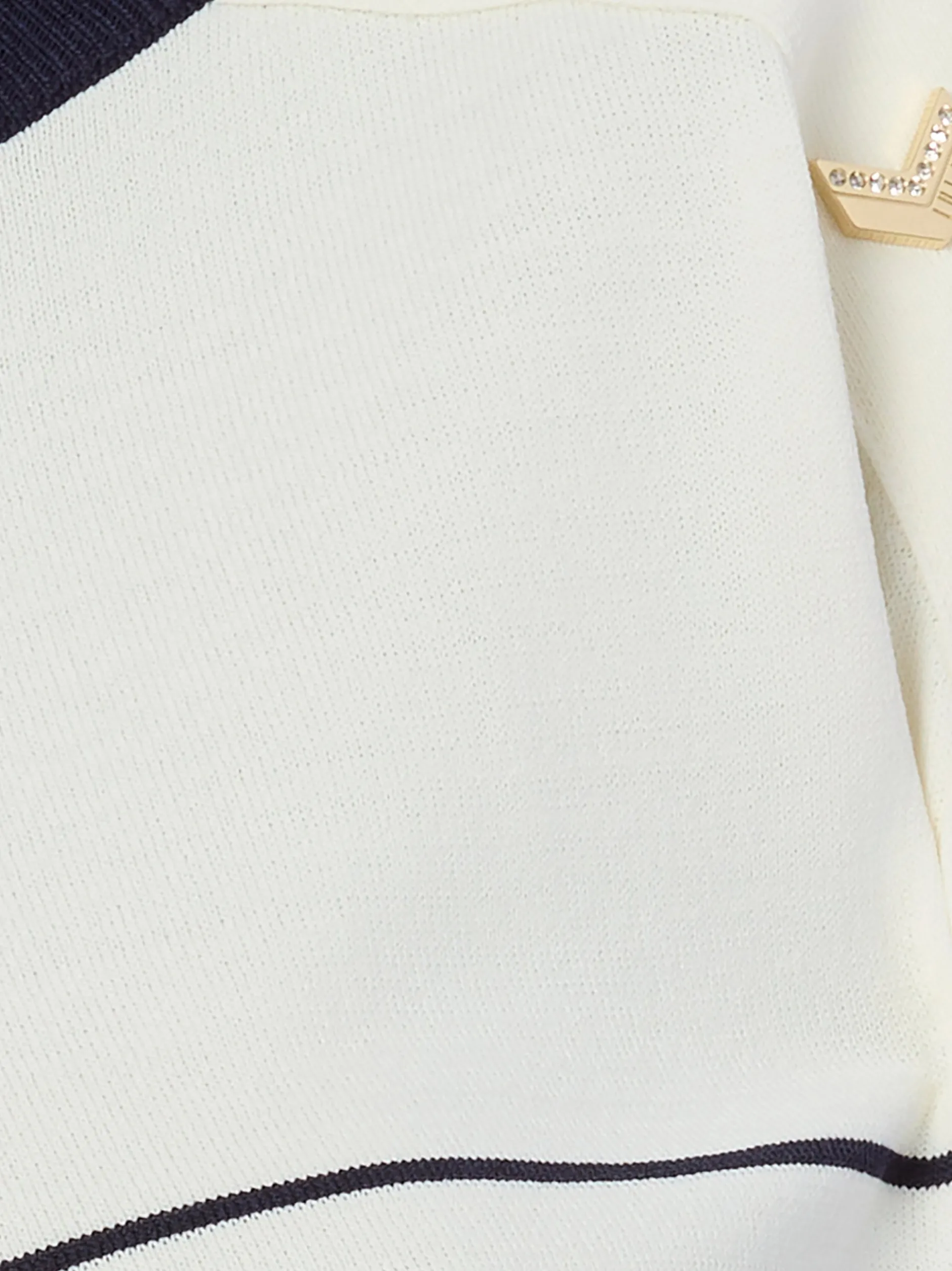 Liu Jo Collection Damen Strickpullover in ecru marine