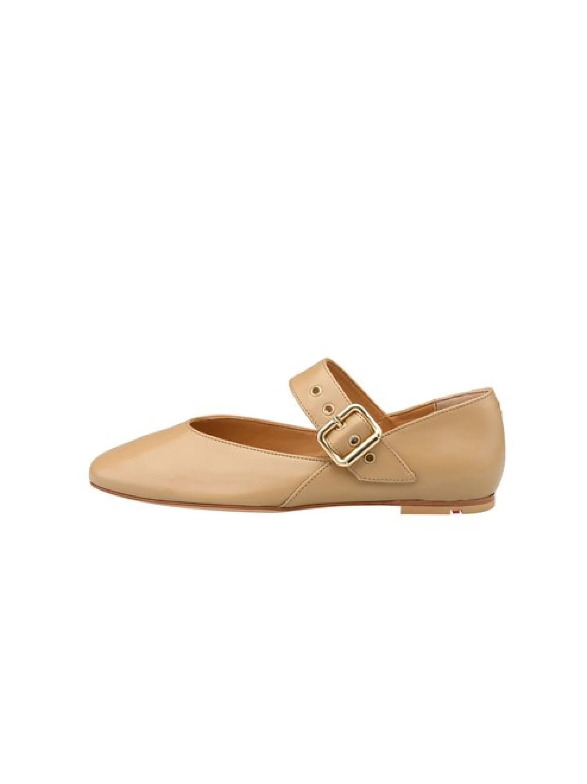 Lloyd Damen Ballerina in beige - 0,5 cm Absatz