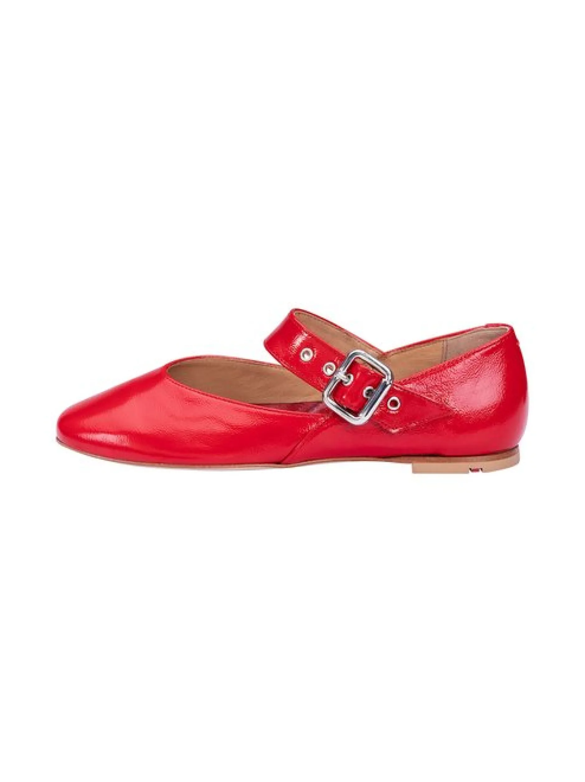 Lloyd Damen Bootsschuhe in rot - 0,5 cm Absatz