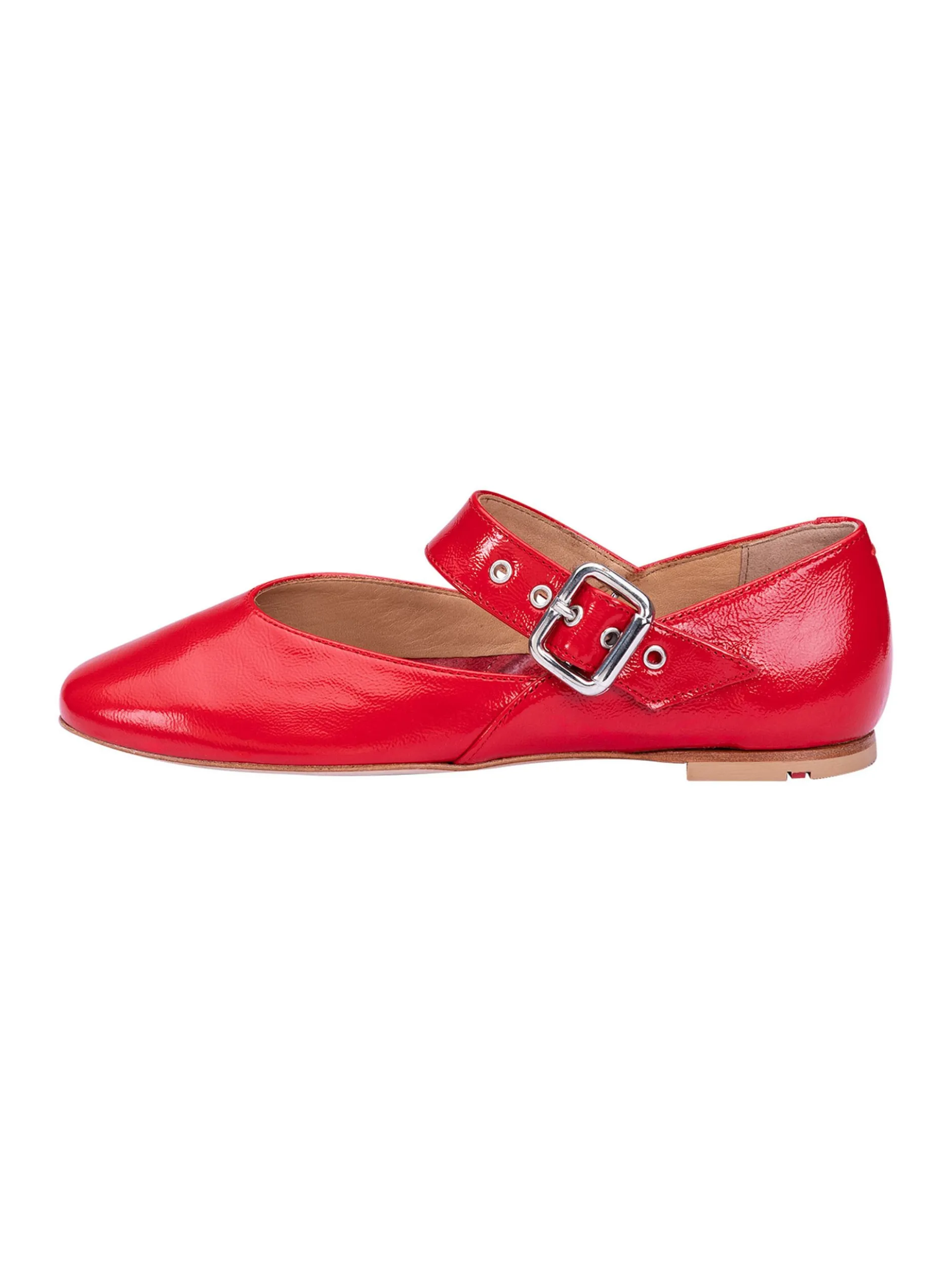 Lloyd Damen Bootsschuhe in rot - 0,5 cm Absatz