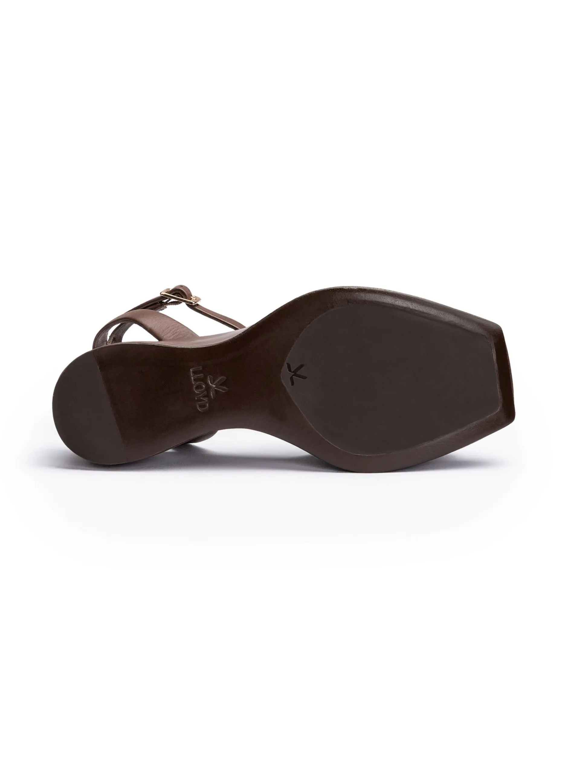 Lloyd Damen Riemchensandale in cognac - 5,0 cm Absatz
