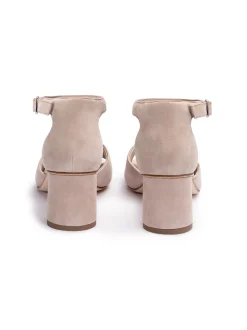 Lloyd Damen Sandale in beige - 5,5 cm Absatz