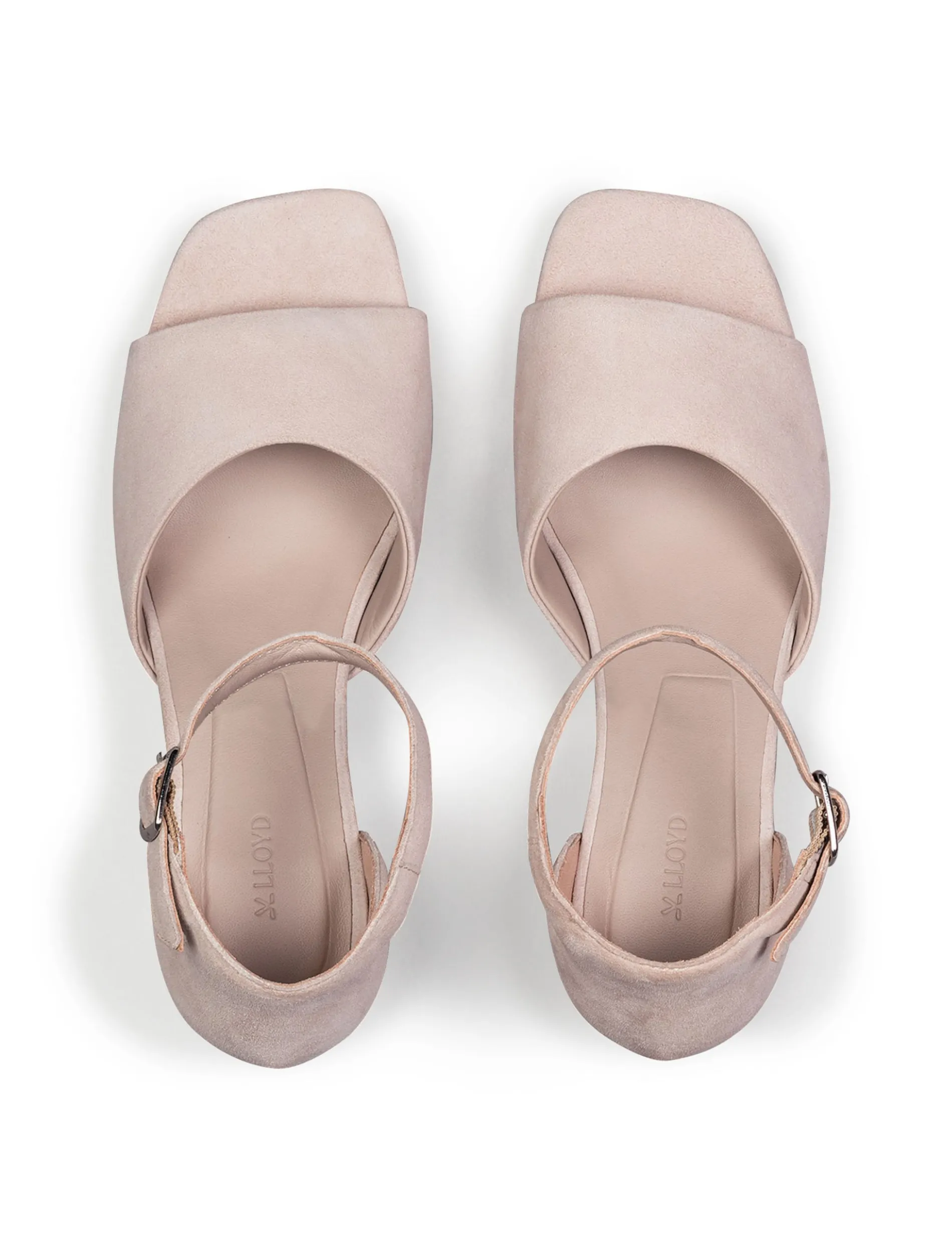 Lloyd Damen Sandale in beige - 5,5 cm Absatz