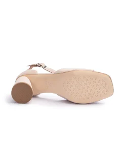 Lloyd Damen Sandale in beige - 5,5 cm Absatz