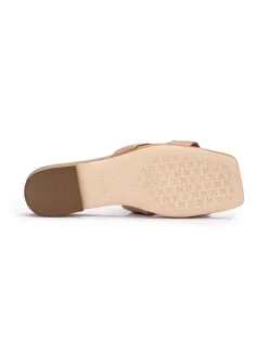 Lloyd Damen Sandale in beige - 0,5 cm Absatz