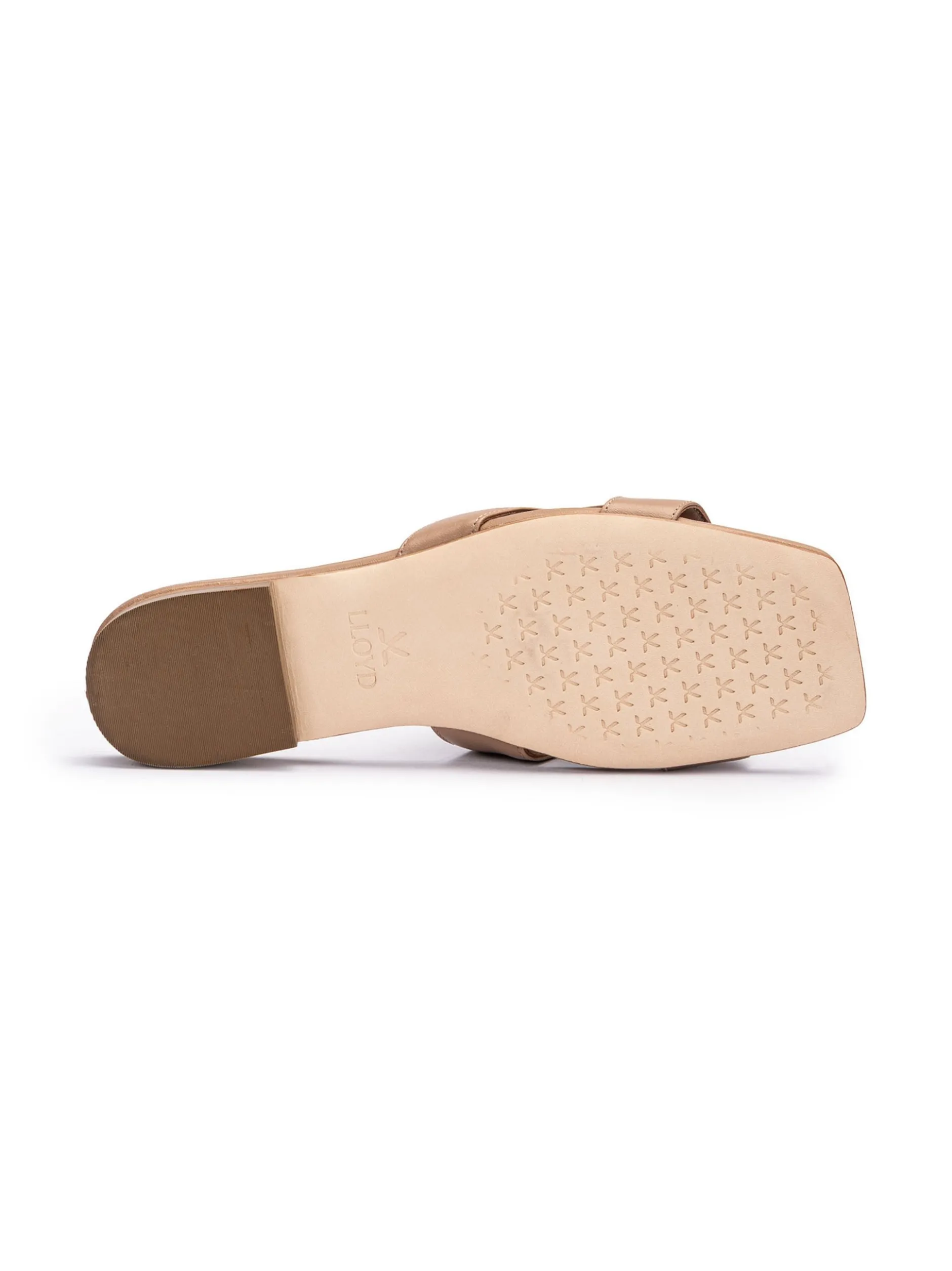 Lloyd Damen Sandale in beige - 0,5 cm Absatz