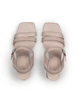 Lloyd Damen Sandale in beige - 7,5 cm Absatz