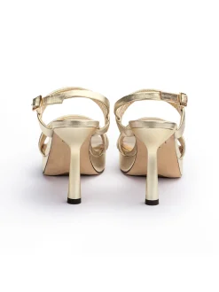 Lloyd Damen Sandale in gold - 9,5 cm Absatz