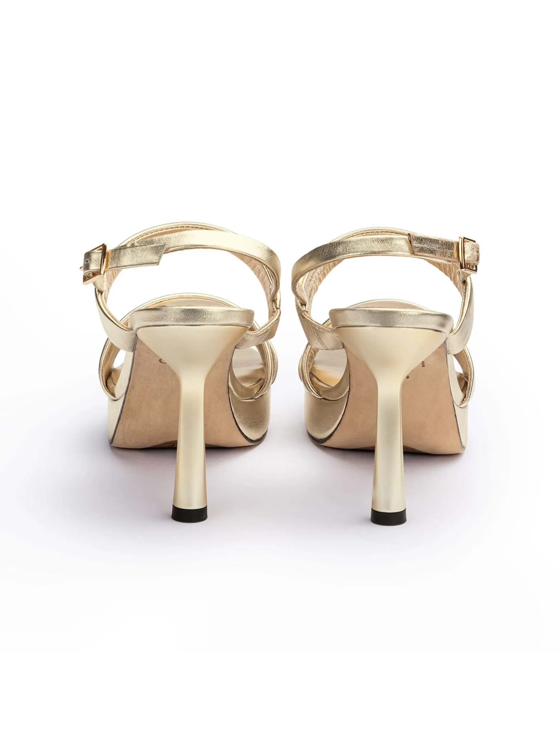 Lloyd Damen Sandale in gold - 9,5 cm Absatz