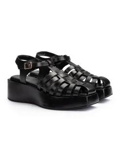 Lloyd Damen Sandale in schwarz - 5,0 cm Absatz