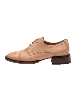 Lloyd Damen Schnürschuh in cognac - 2,5 cm Absatz