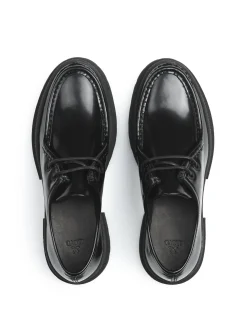 Lloyd Damen Schnürschuh in schwarz - 0 cm Absatz