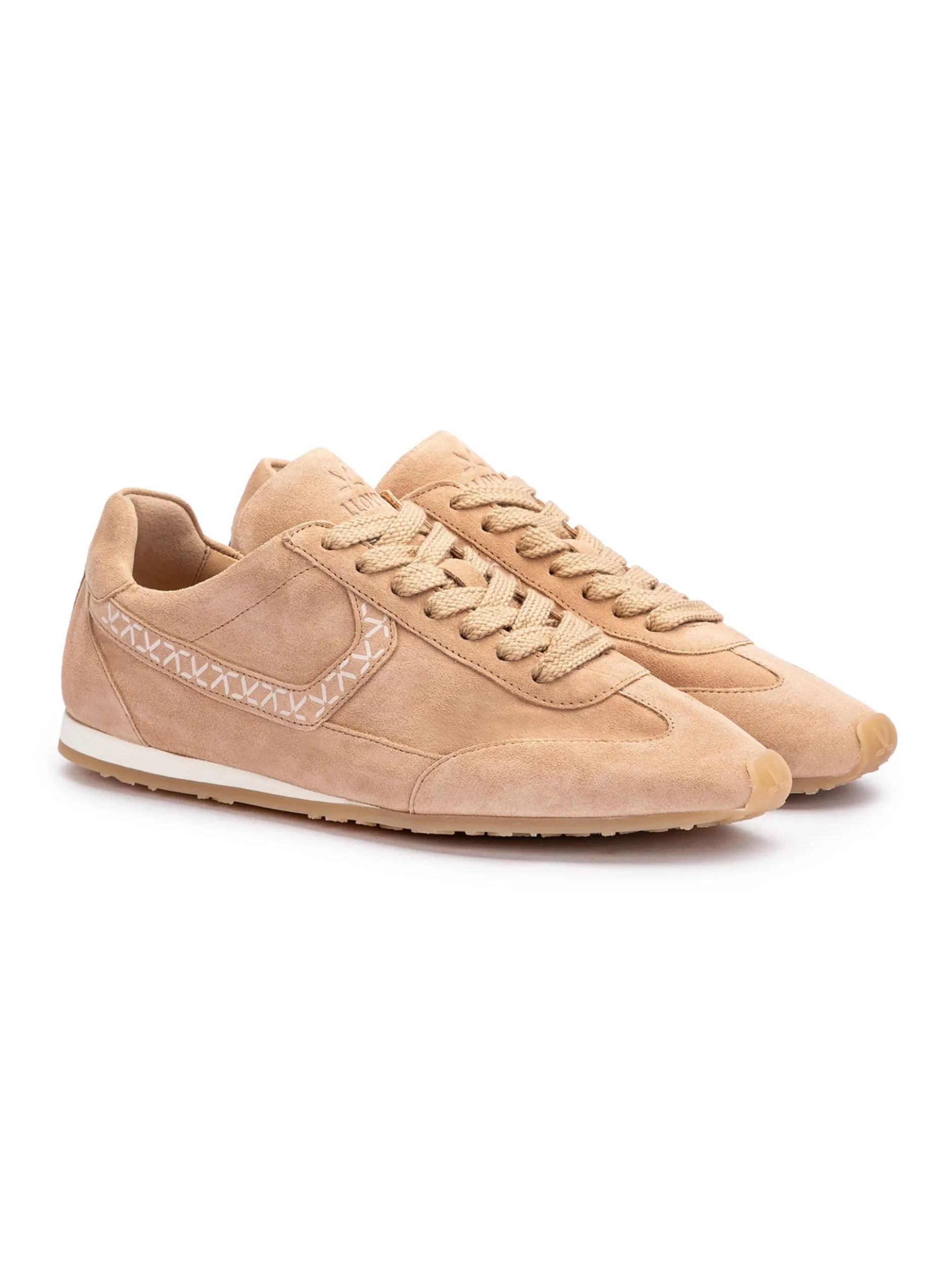 Lloyd Damen Sneaker in beige - 0,5 cm Absatz