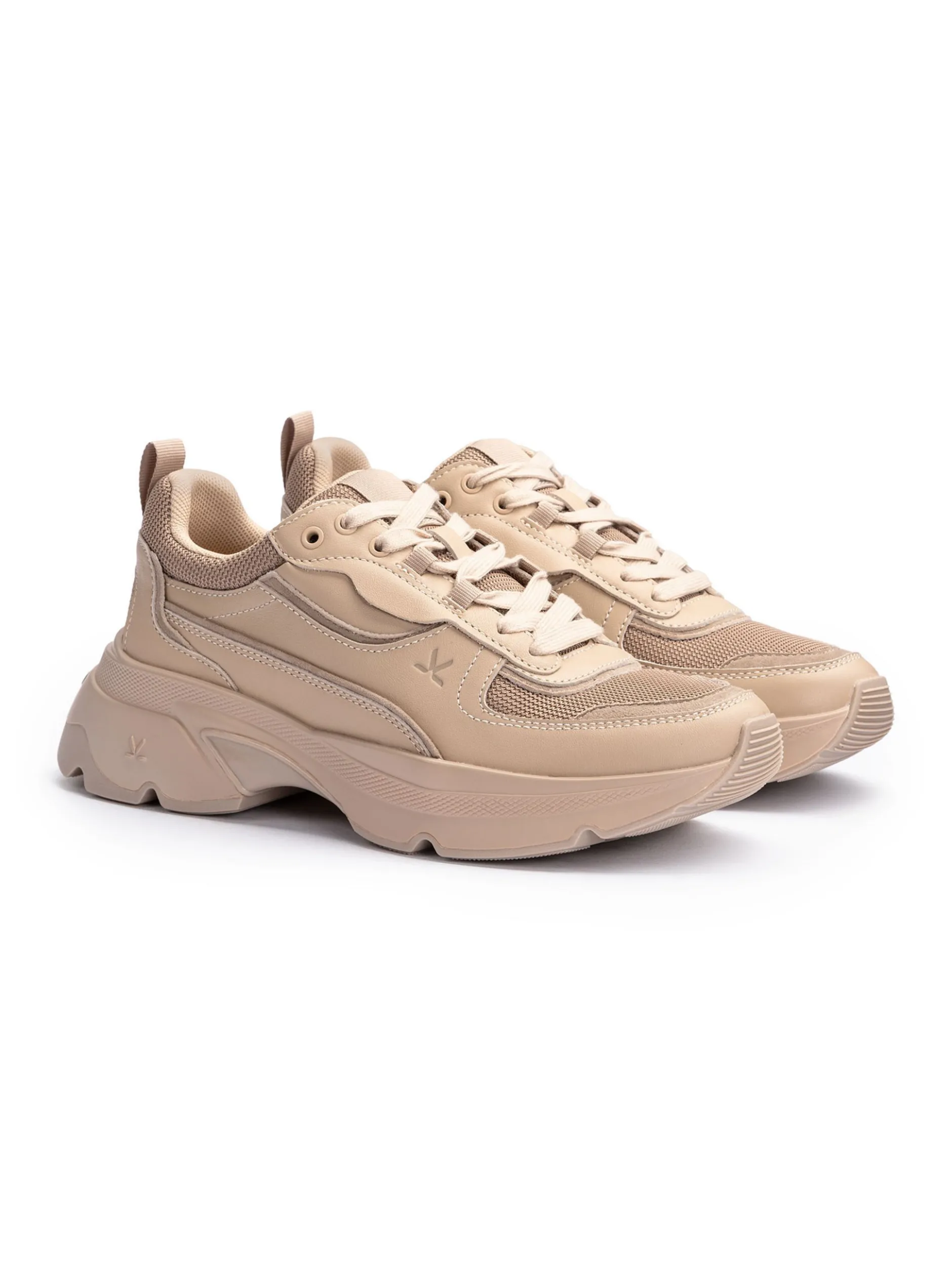 Lloyd Damen Sneaker in beige - 2,0 cm Absatz