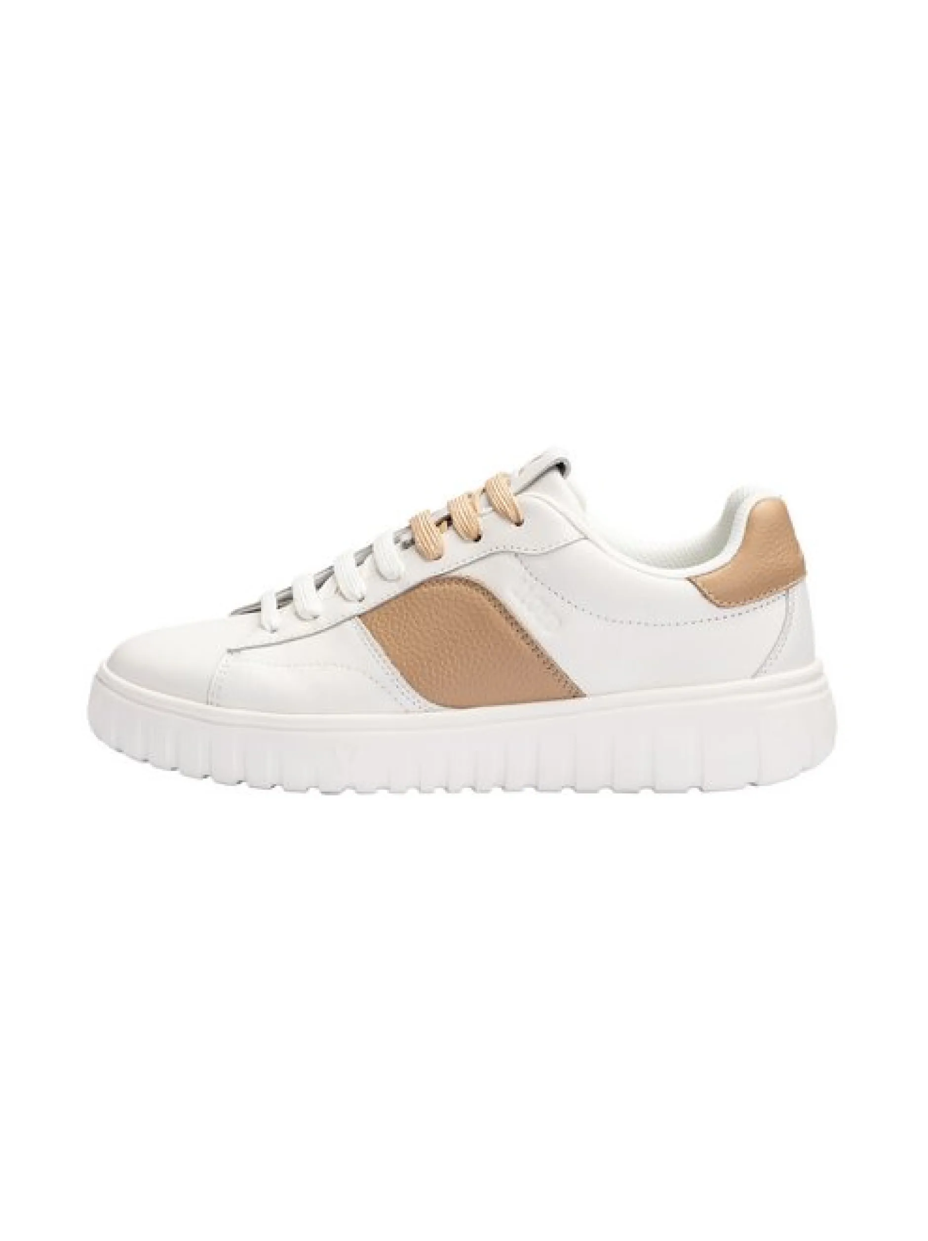 Lloyd Damen Sneaker in beige weiß - 1,5 cm Absatz