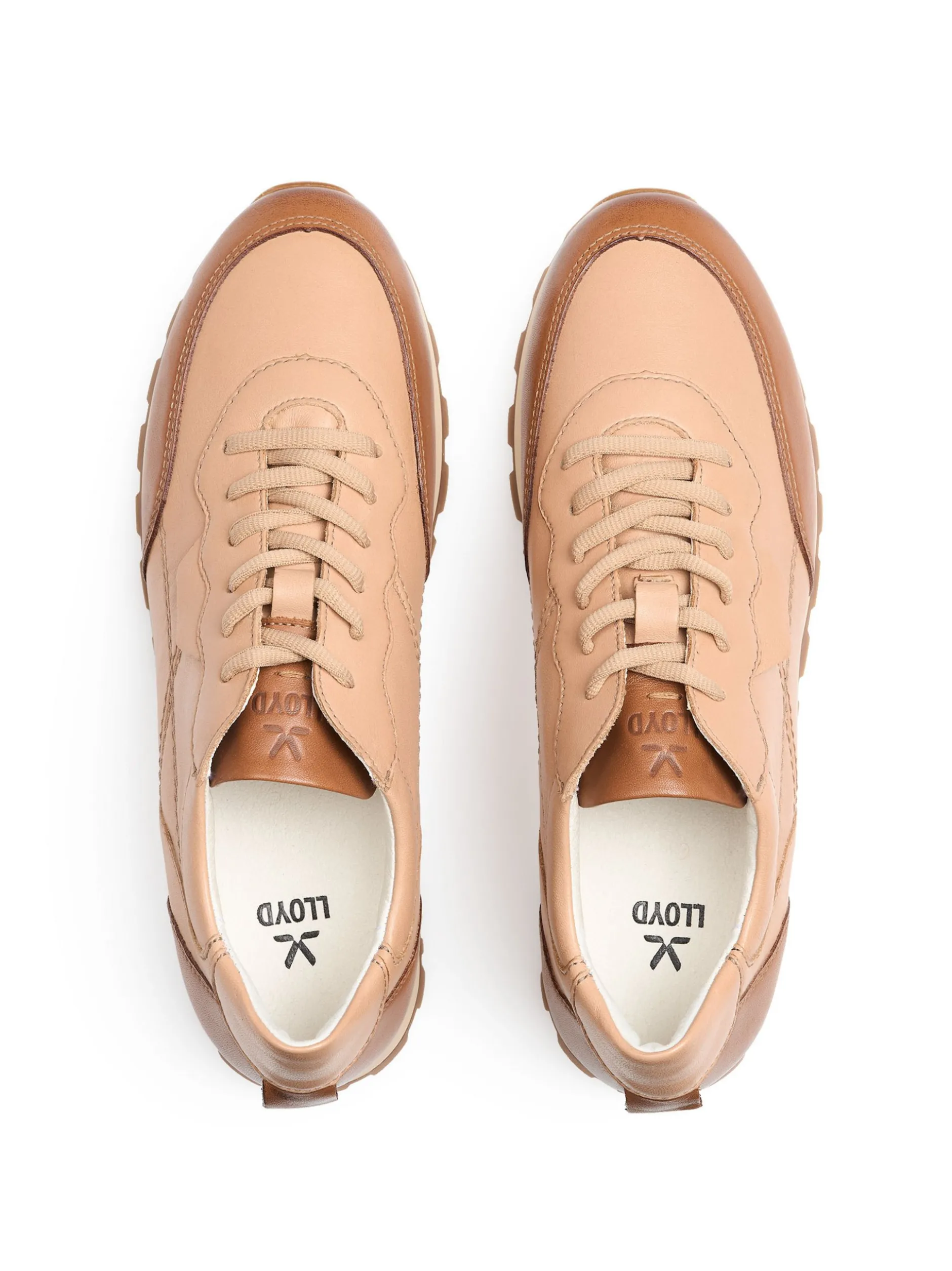 Lloyd Damen Sneaker in cognac - 1,0 cm Absatz