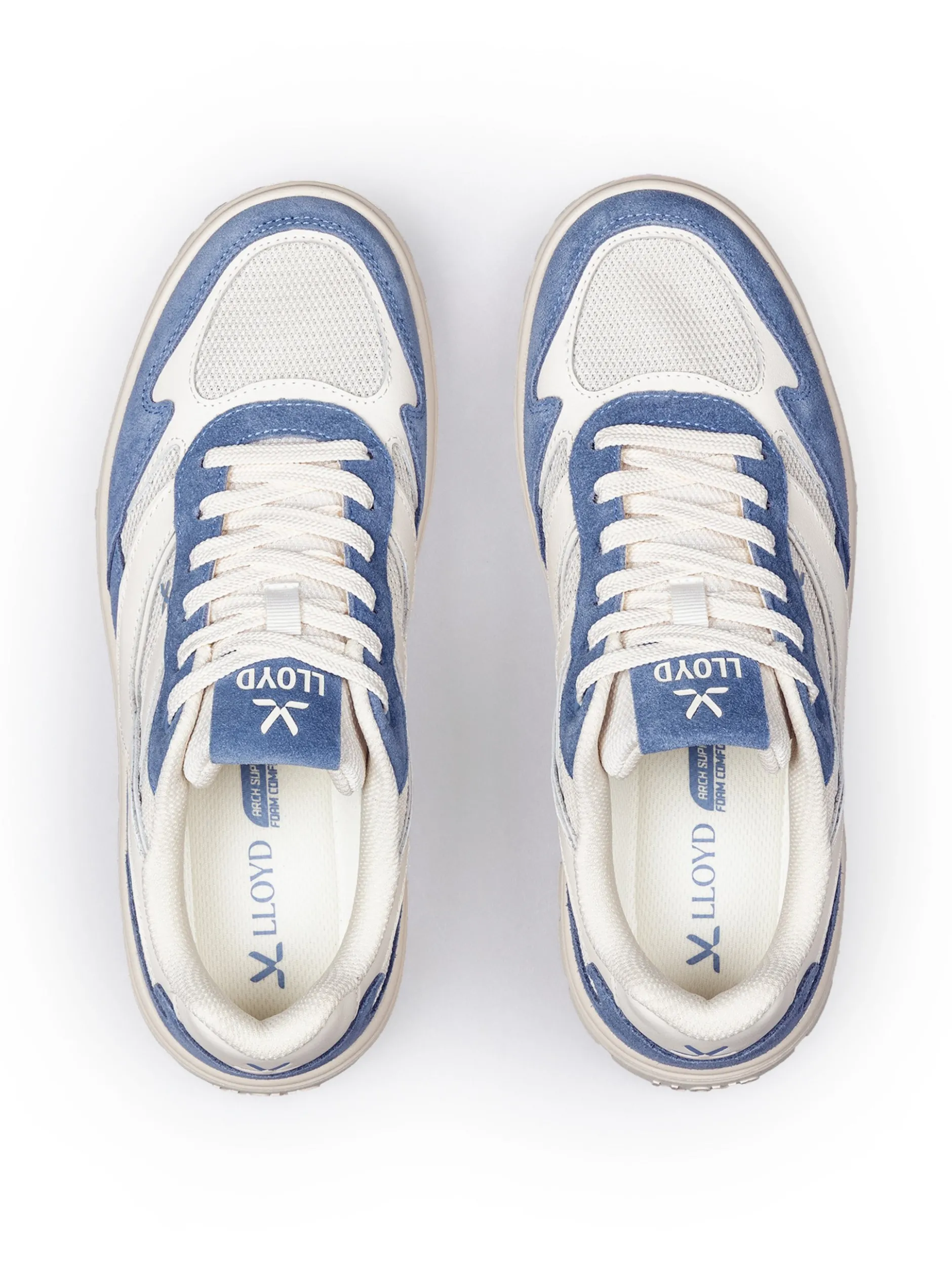 Lloyd Damen Sneaker in hellblau - 0 cm Absatz