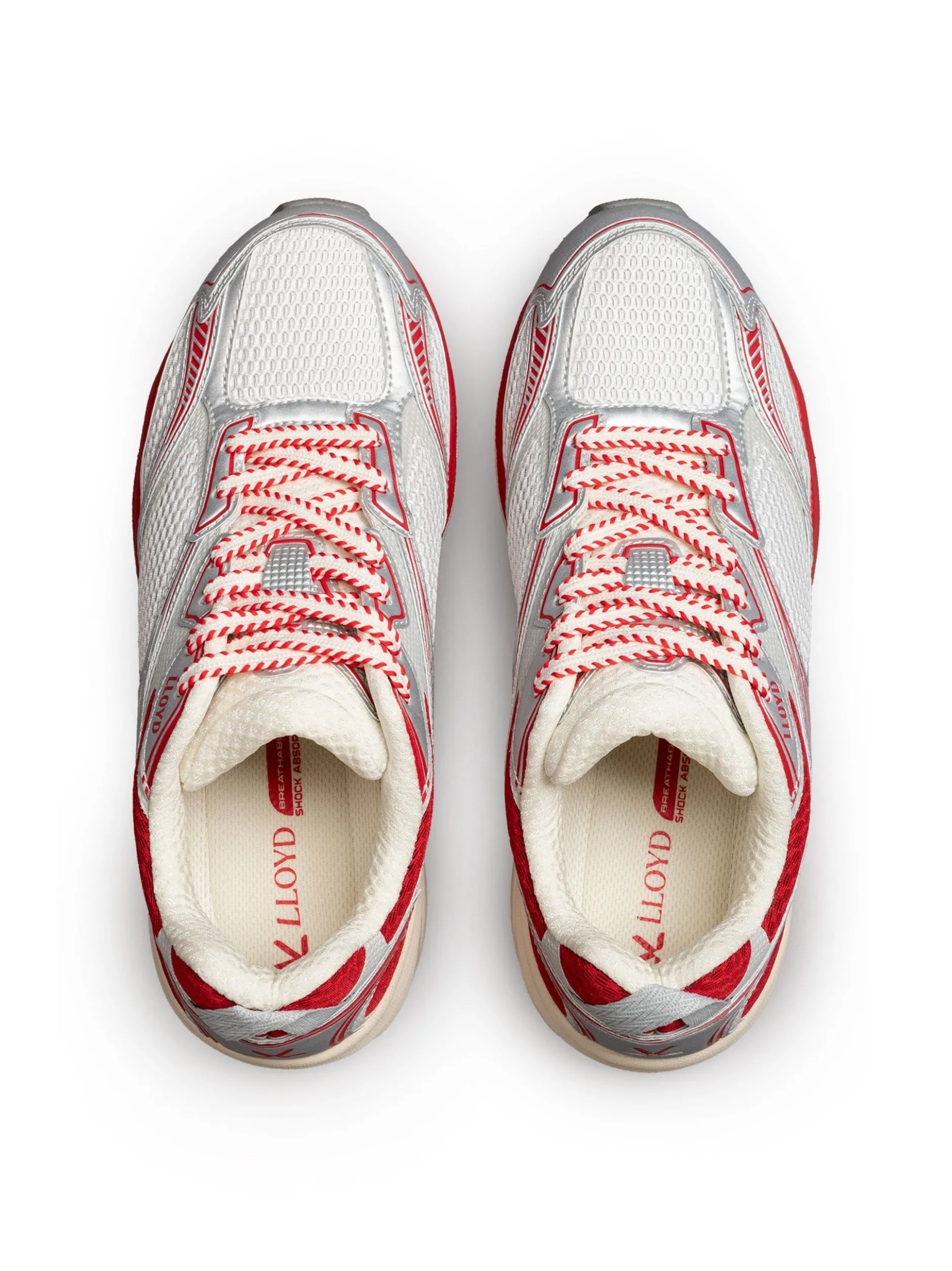 Lloyd Damen Sneaker in rot - 0 cm Absatz