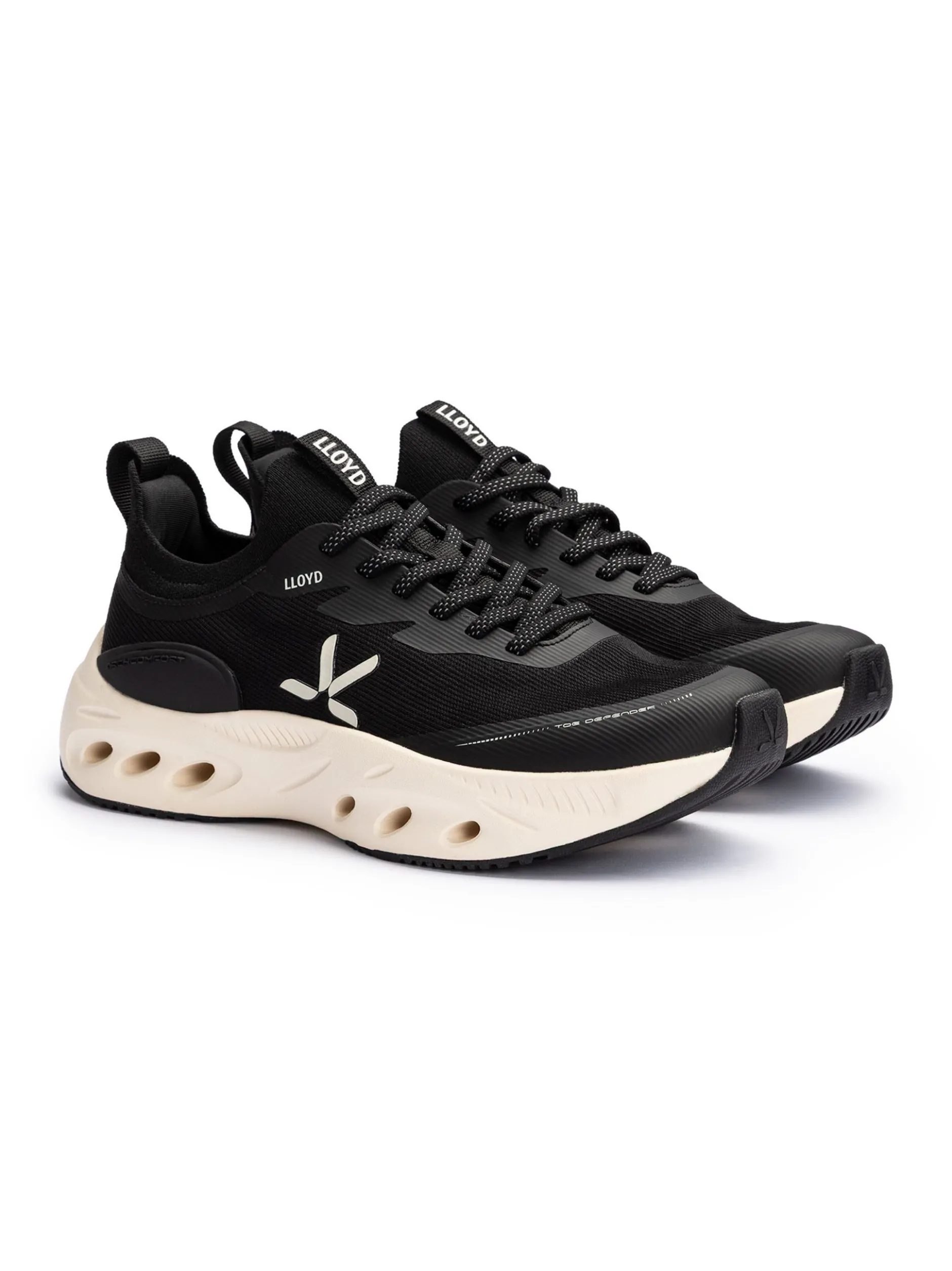 Lloyd Damen Sneaker in schwarz - 2,0 cm Absatz