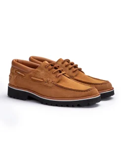 Lloyd Herren Bootsschuhe - MARCH in cognac - 0 cm Absatz
