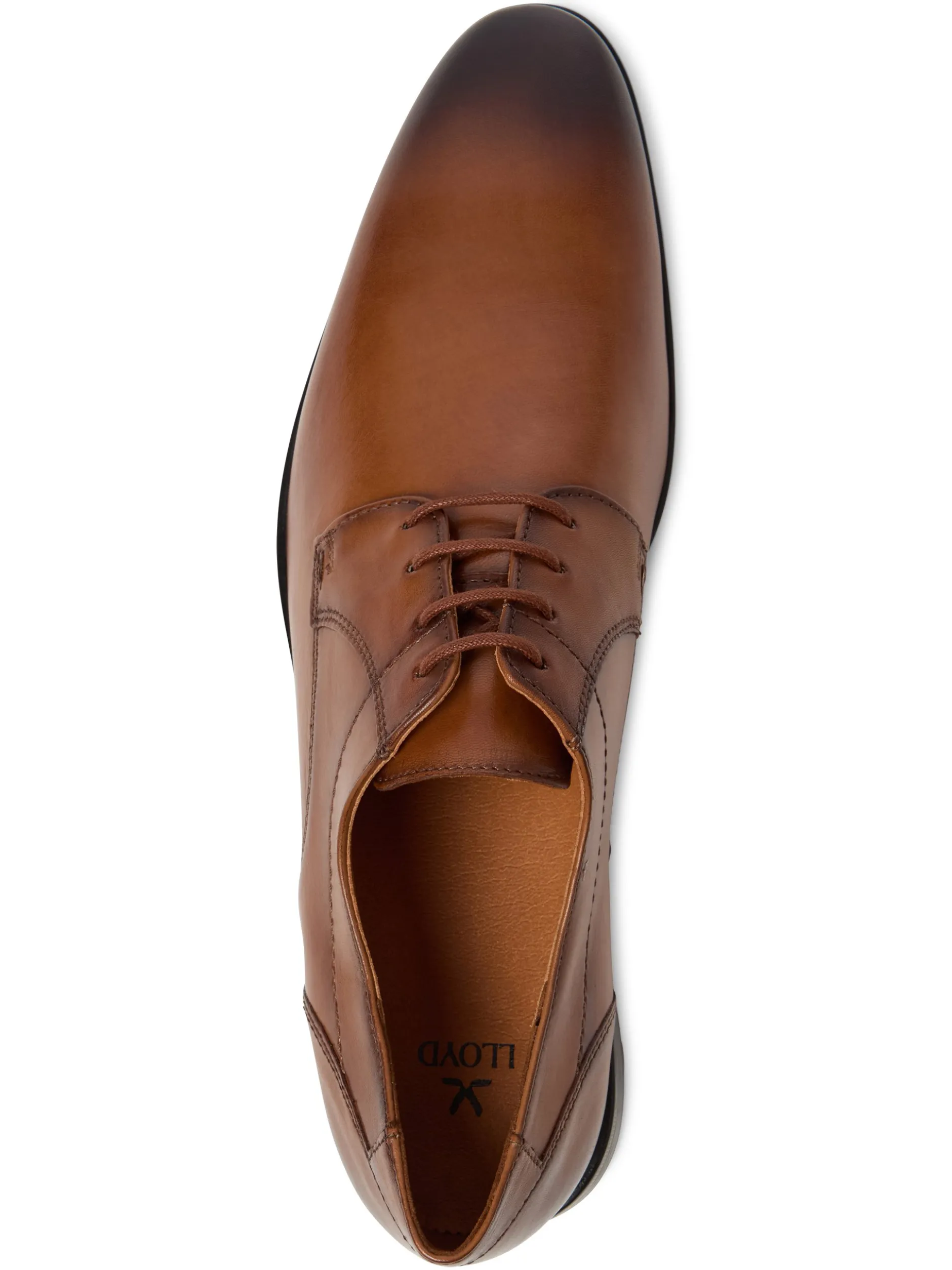 Lloyd Herren Schnürschuhe aus Leder - Core 111 in cognac