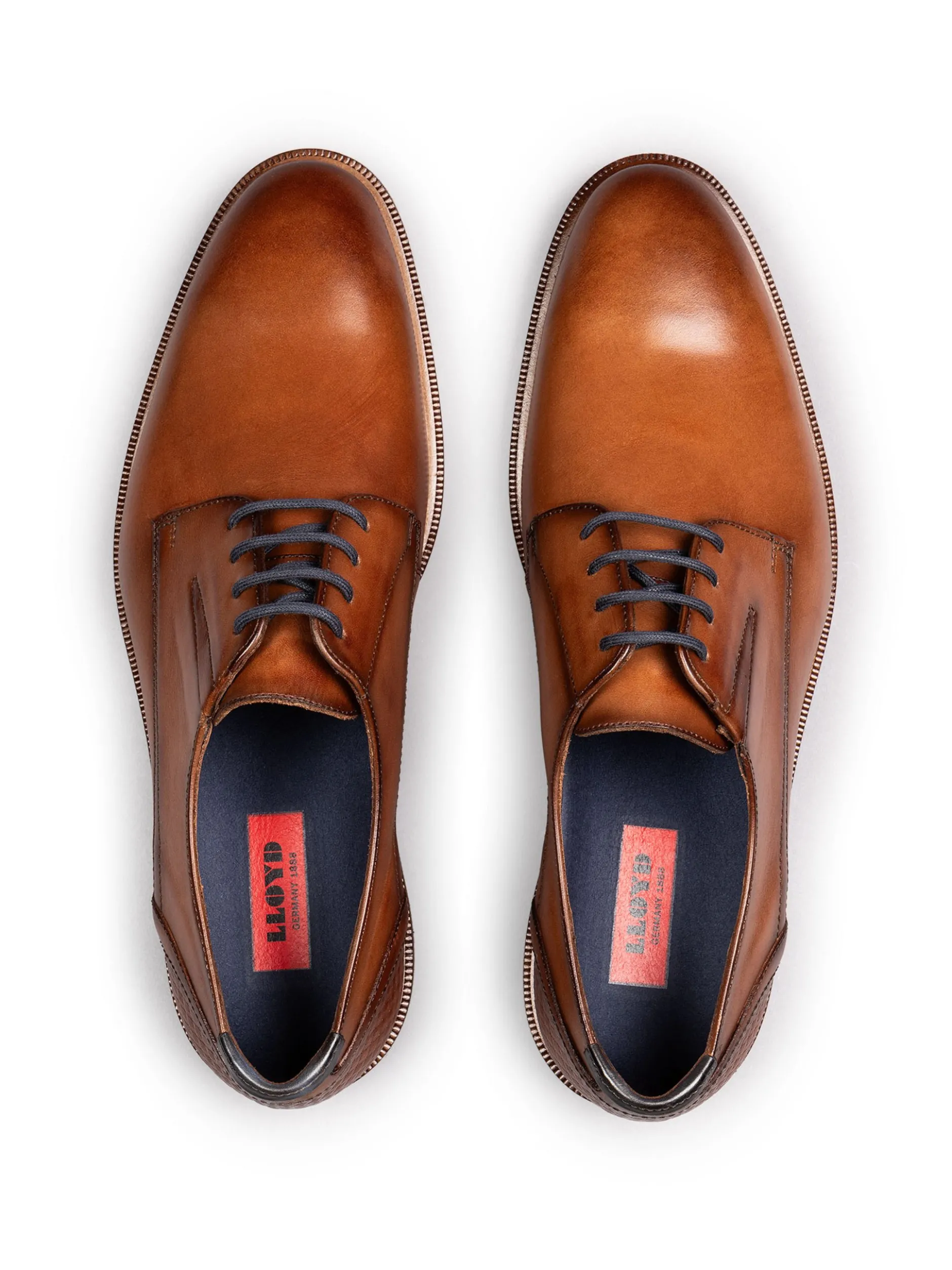 Lloyd Herren Schnürschuh - KENNEDY in cognac