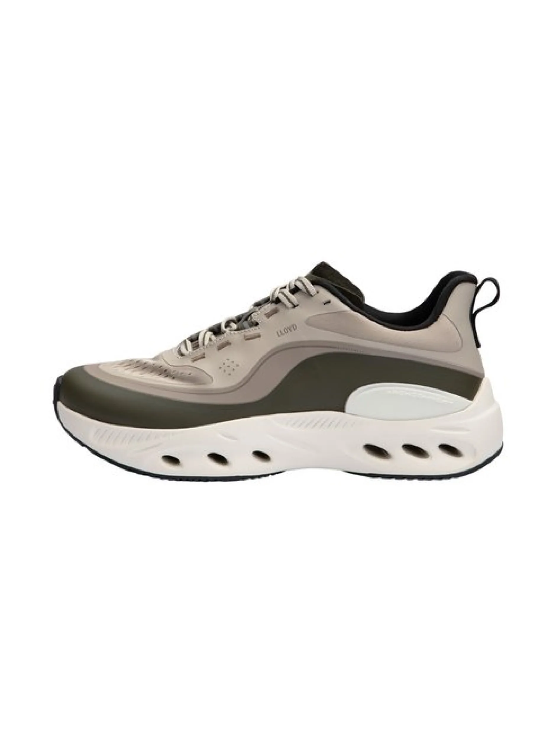 Lloyd Herren Sneaker - DASH X in grün grau - 0 cm Absatz
