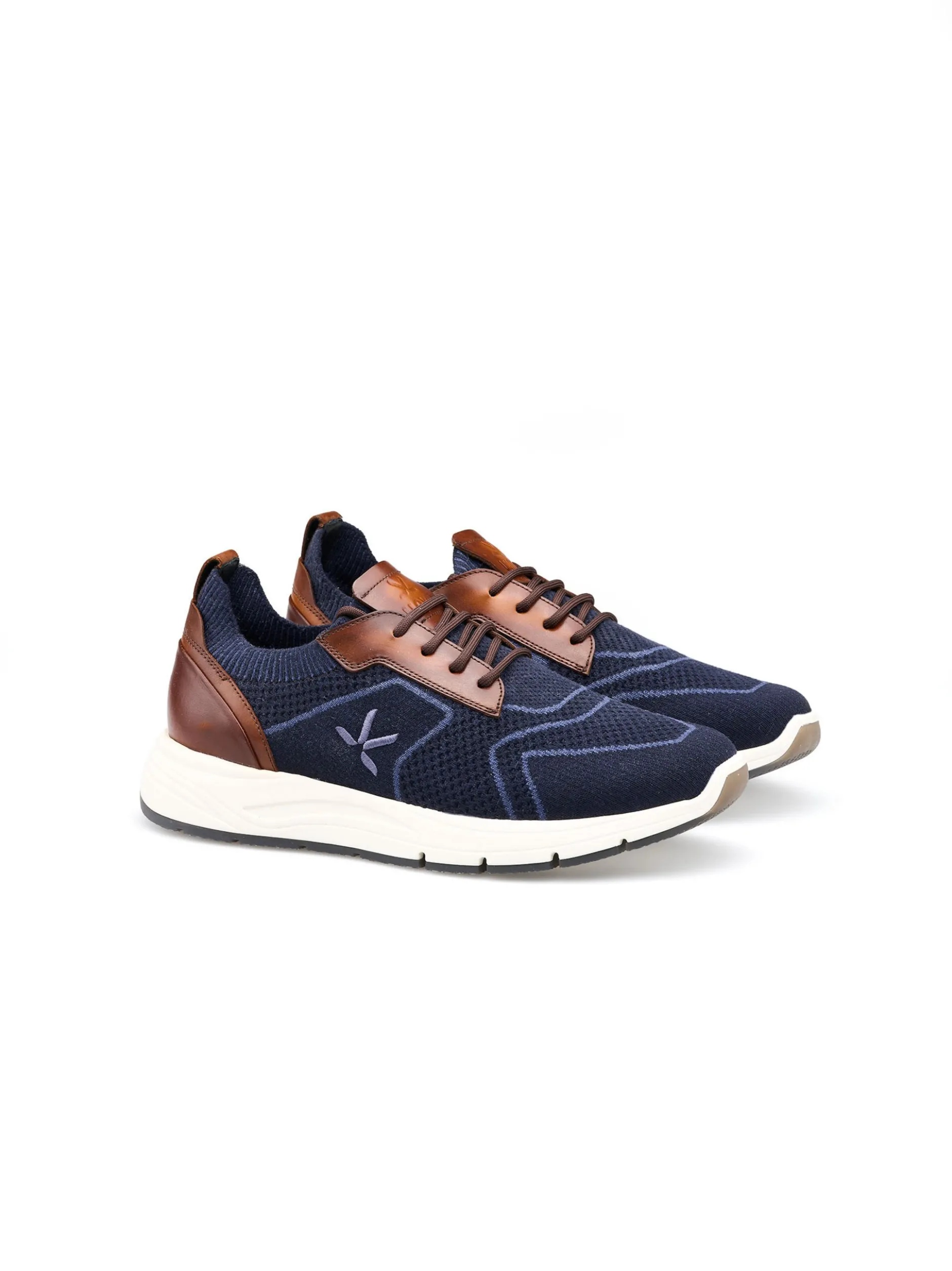 Lloyd Herren Sneaker - ECHO in blau - 0 cm Absatz