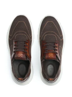 Lloyd Herren Sneaker - ECHO in cognac - 0 cm Absatz