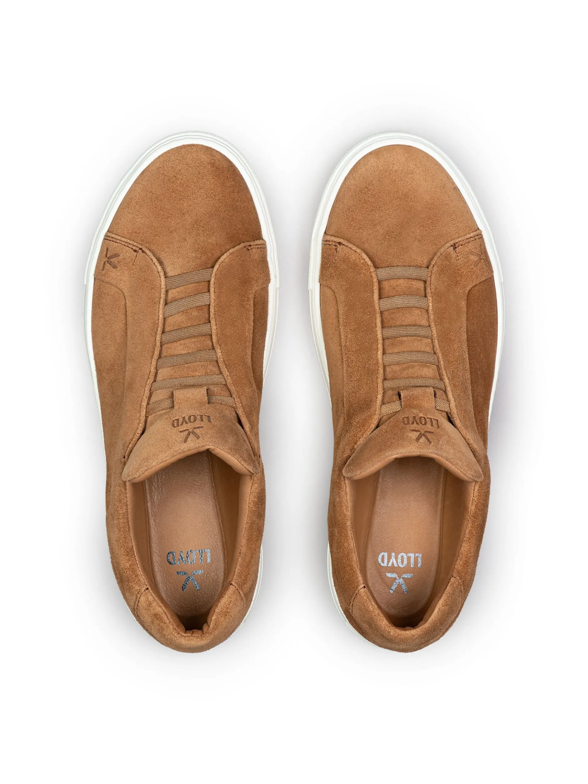 Lloyd Herren Sneaker - METRO in cognac - 0 cm Absatz