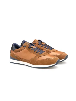 Lloyd Herren Sneaker - SWIFT in cognac - 0 cm Absatz