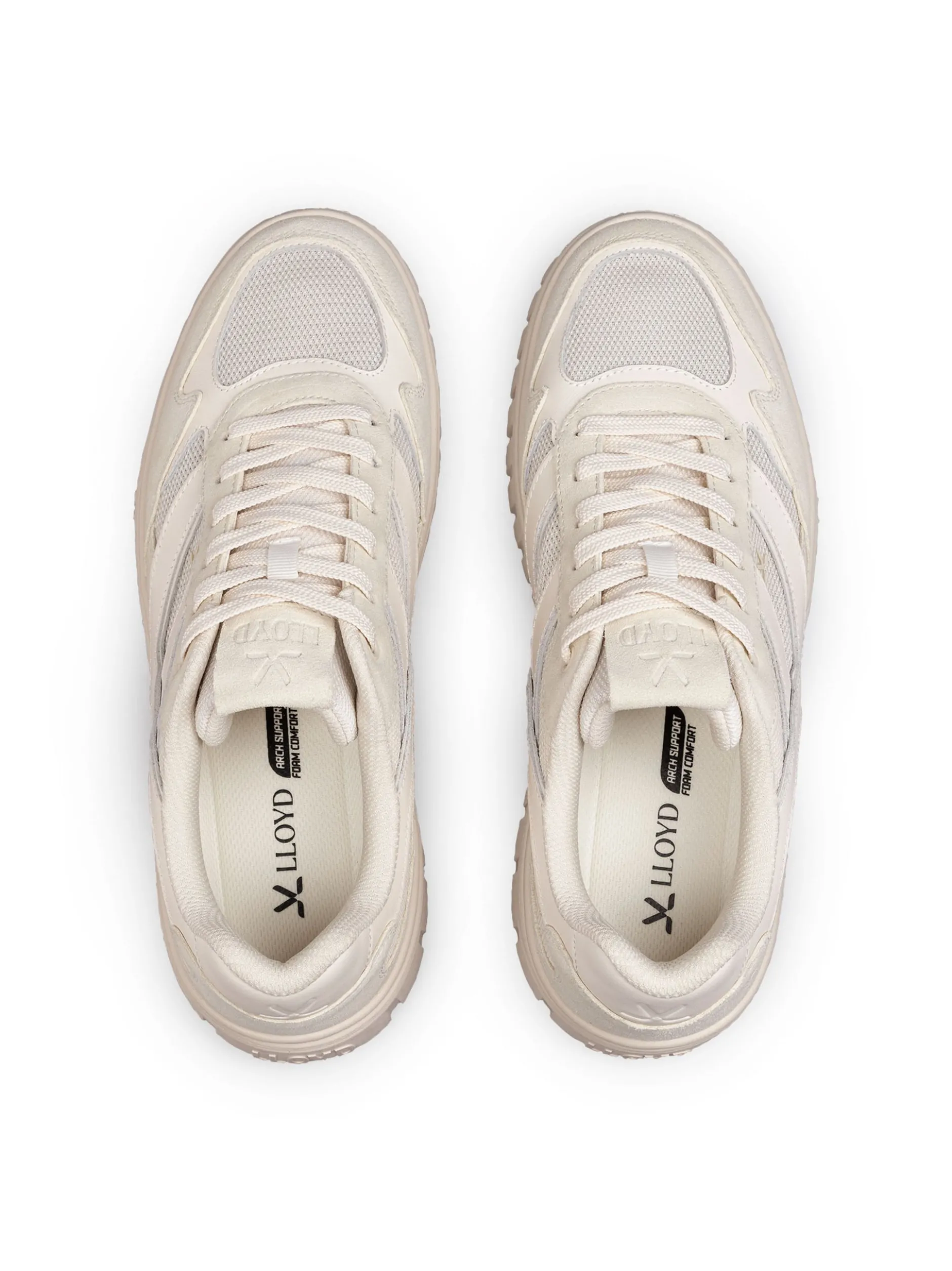 Lloyd Herren Sneaker - TORO WAVE in weiß - 0 cm Absatz