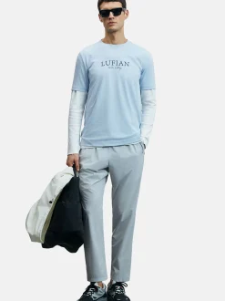 Lufian Herren Hose FIRST in grau - Länge: lang