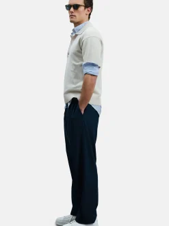 Lufian Herren Poloshirt - FRESH in grau - Ärmel: kurzarm