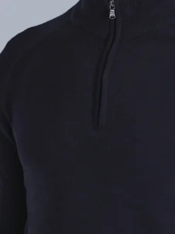 Lufian Herren Pullover - STAVAN in blau - Ärmel: langarm