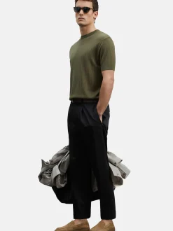 Lufian Herren Shirt - SPEAR in grün - Ärmel: kurzarm