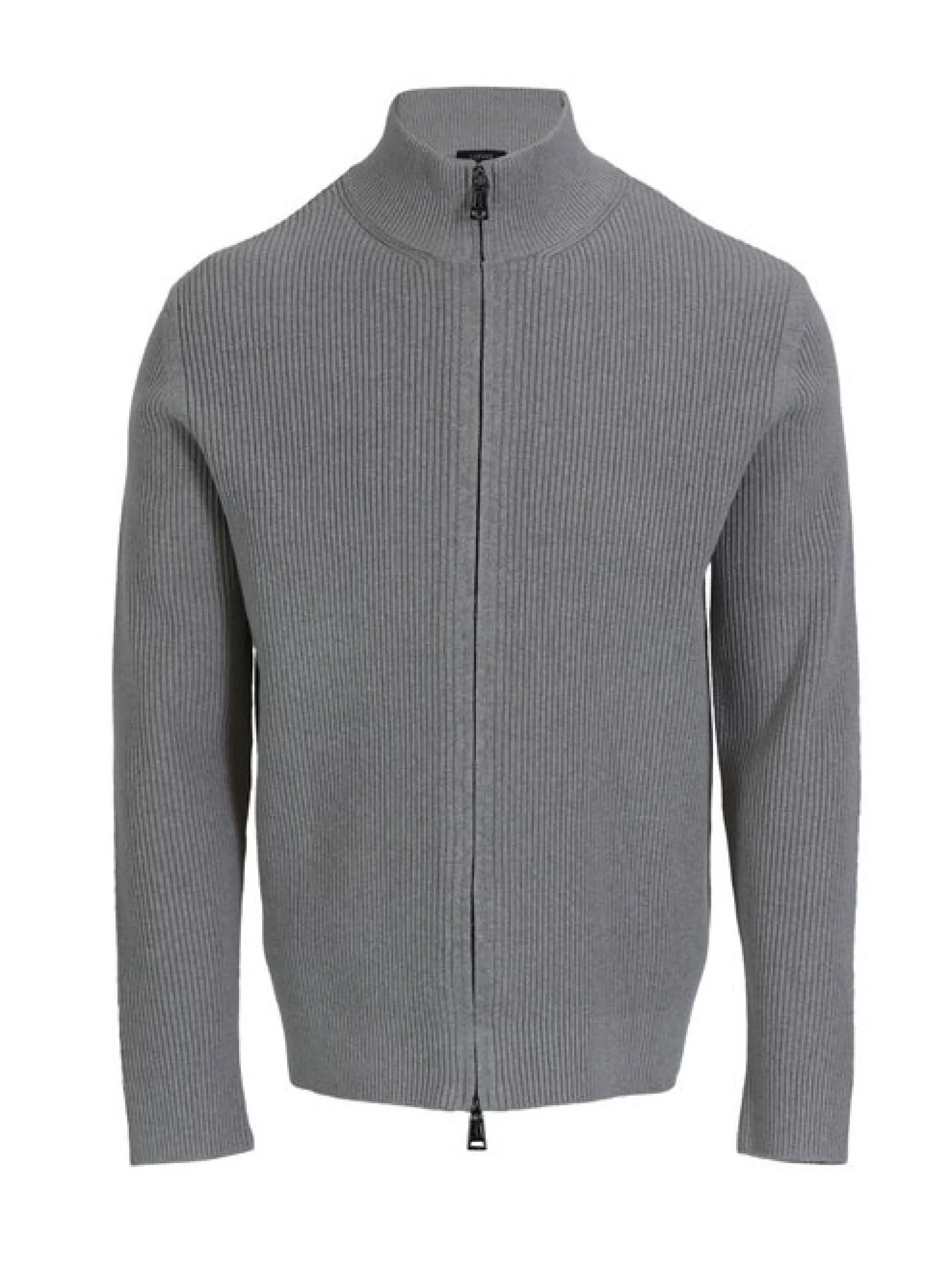 Lufian Herren Strickjacke - Road in grau