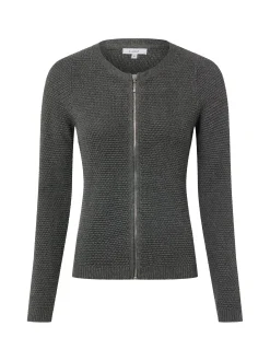 Lund Damen Strickjacke in grau - Ärmel: langarm