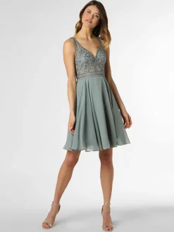 Luxuar Fashion Damen Abendkleid in aqua - Länge: kurz