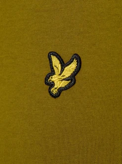 Lyle & Scott Herren T-Shirt in oliv - Ärmel: kurzarm