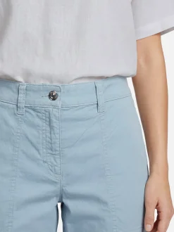 MAC Damen Chino - Ebby in hellblau - Länge: verkürzt