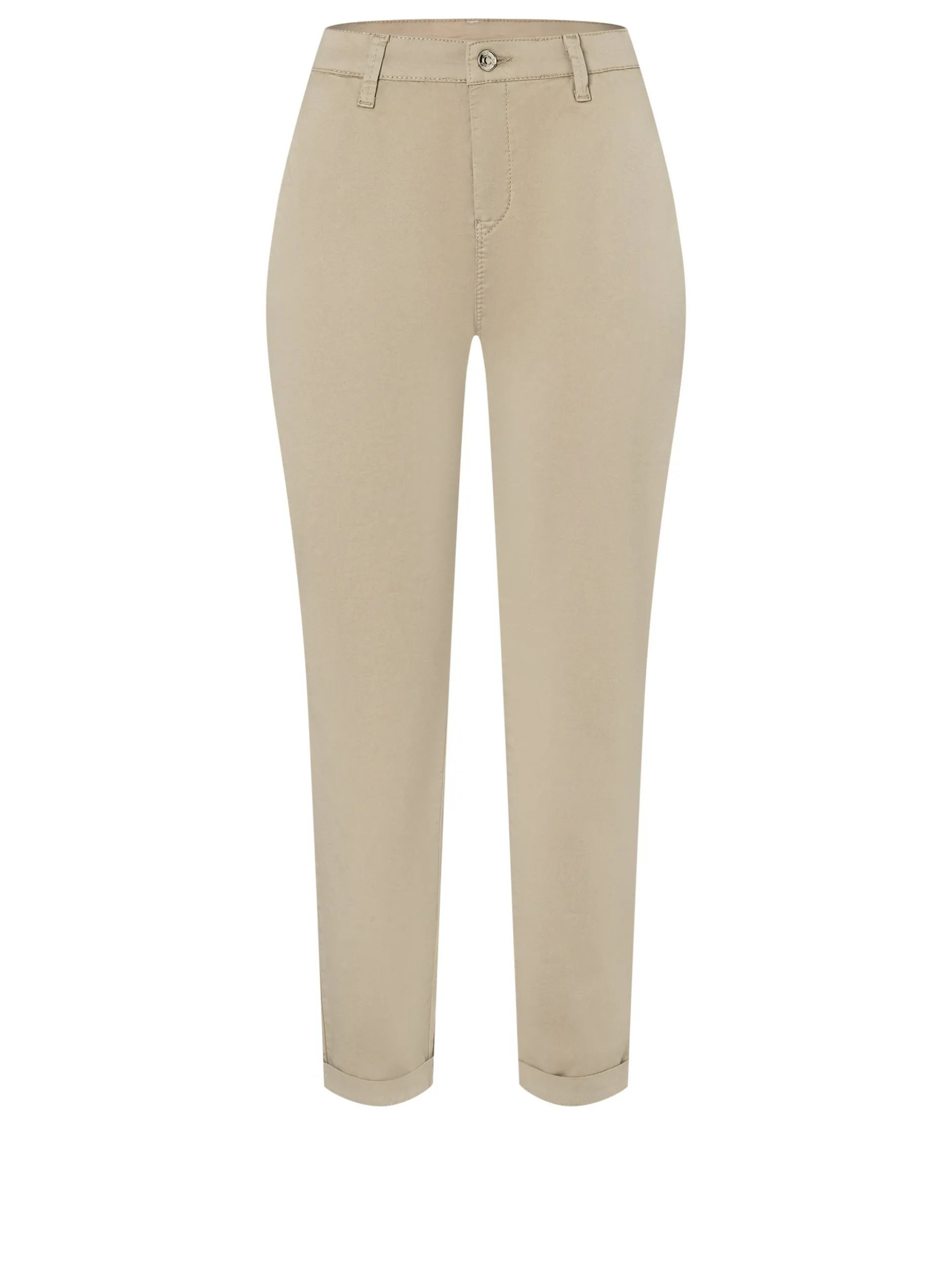 MAC Damen Hose - Chino in camel - Länge: verkürzt