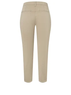 MAC Damen Hose - Chino in camel - Länge: verkürzt