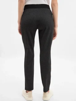 MAC Damen Hose - Easy in schwarz grau - Länge: lang