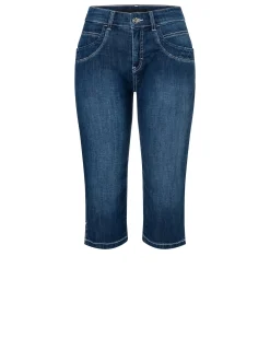 MAC Damen Jeans-Bermuda - Jane in denim - Länge: mittel